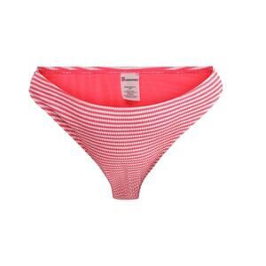 NEW NOBO No Boundaries size XL (16-18) Cheeky High Leg Swim Bottoms Pink/White!